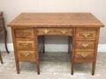VINTAGE ENGLISH KNEEHOLE DESK